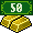 Gold Bar (Worth 50 Credits.)