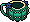 Blue Cactus Mug