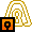 Yellow Metakey Light Decoration