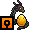 Regal Black Dragon Egg Statue