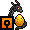 Regal Black Dragon Egg Statue