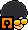 Habbo in Black Figurine