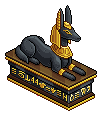 Anubis'in heykeli