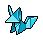 Mavi Origami Tilki