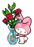 My Melody Vase