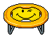 Sarı Smiley Trambolin