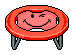 Kırmızı Smiley Trambolin